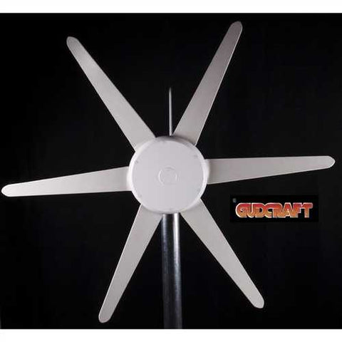 Image of 300 Watt 12-Vot 6-Blade Wind Generator with Charge Controller