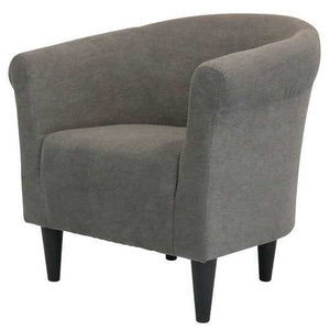 Graphite Grey Modern Classic Upholstered Accent Arm Chair Club Chair