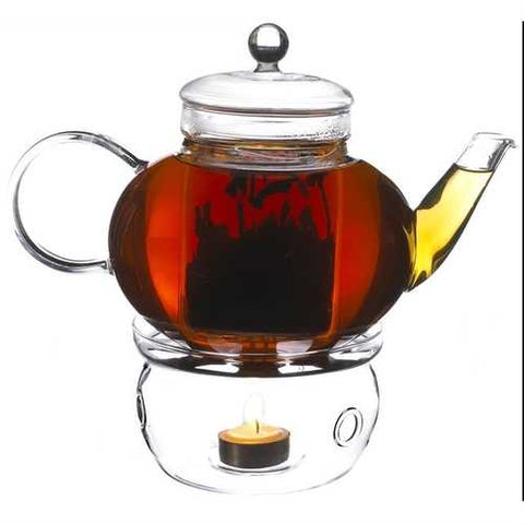 Image of Borosilicate Glass 1.32 Quart Teapot with Removable Infuser