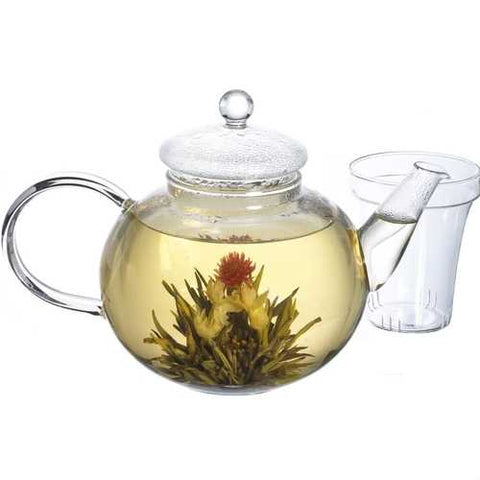 Image of Borosilicate Glass 1.32 Quart Teapot with Removable Infuser