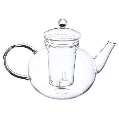 Image of Borosilicate Glass 1.32 Quart Teapot with Removable Infuser