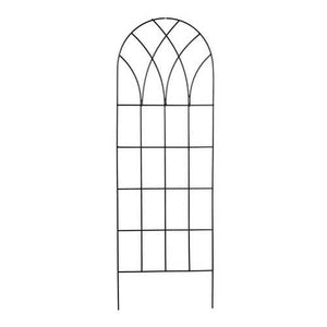 60-inch Gothic Arch Top Metal Wall Trellis for Home Garden