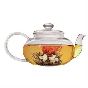 Stove-top Safe Brosilicate Glass Teapot 22 Oz with Infuser