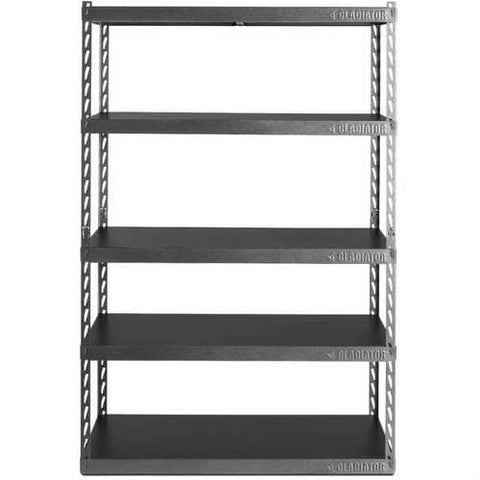 Image of Heavy Duty 48-inch Wide 5-Shelf Metal Shelving Unit