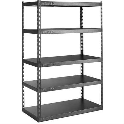 Image of Heavy Duty 48-inch Wide 5-Shelf Metal Shelving Unit