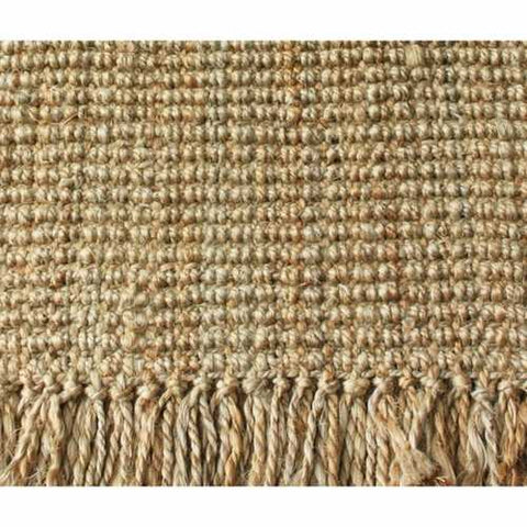 Image of Handmade Eco Natural Fiber Chunky Loop Jute Rug (4' x 6')