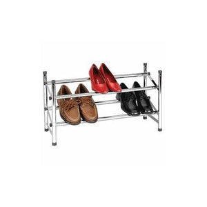 Expandable Two-Tier Shore Rack in Chrome