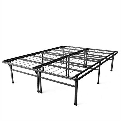 Image of Full size 18-inch High Rise Folding Metal Platform Bed Frame