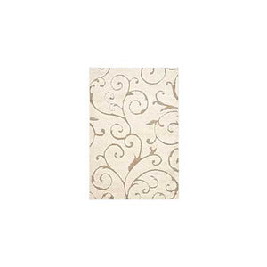 Hand-woven Ultimate Cream/ Beige Shag Rug (5'3 x 7'6)