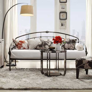 Twin Metal Daybed in Antique Dark Bronze Finish