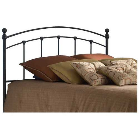 Image of King size Arched Metal Headboard in Matte Black Finish