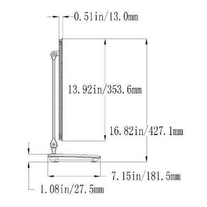 LED Table Lamp Dimmable Touch Switch Folding Desk Lamp