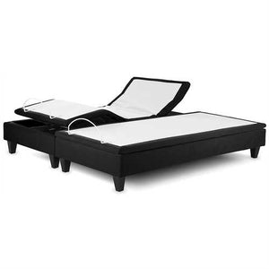 Split King Upholstered Designer Adjustable Bed Base with Massage