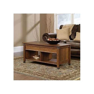 Lift-Top Coffee Table in Cherry Wood Finish