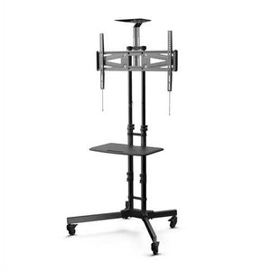 Adjustable Height Mobile TV Cart TV Stand for up to 65-inch TV