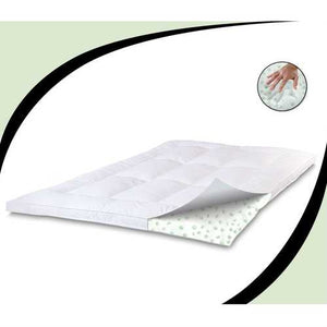 Twin size 2.5 inch Memory Foam and Fiber Fill Mattress Topper