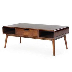 Mid-Century Modern Classic Coffee Table in Walnut Wood Finish