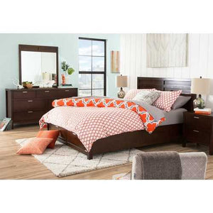 Twin Size Orange Gray Fresh Start 2 piece Comforter Set