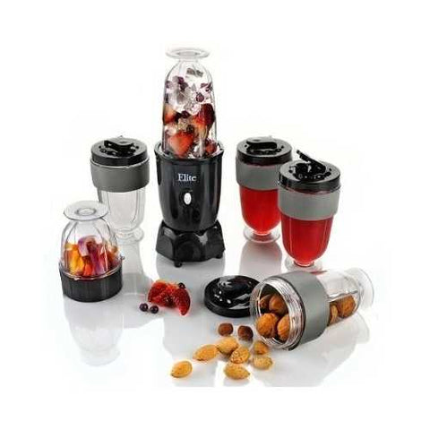 Image of 17-Piece Elite 300-Watt Personal Drink Blender Set by MaxiMatic