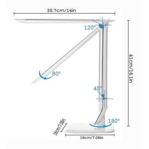 Image of Dimmable LED Natural Light Eye-protection Non-Flickering Table Lamp