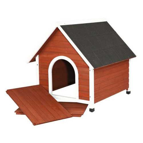 Image of Medium 31.5-inch Outdoor Doghouse with Asphalt Shingles