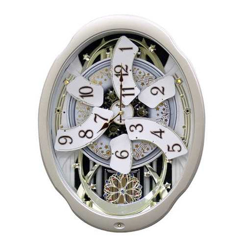 Image of Moving Face Pendulum Wall Clock - Plays Melodies Every Hour