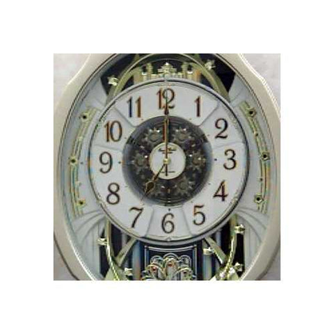 Image of Moving Face Pendulum Wall Clock - Plays Melodies Every Hour