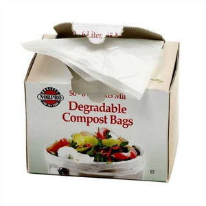 Bio-Degradable Compost Bags, 50 Pieces