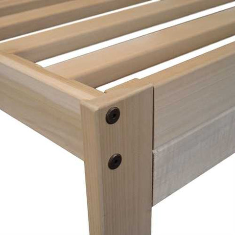 Image of Twin XL Solid Wood Wood Platform bed Frame - Made in USA