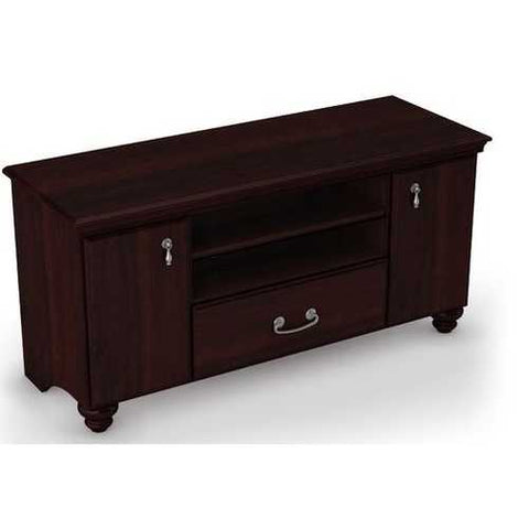 Image of 48-inch Eco-Friendly TV Stand in Dark Mahogany