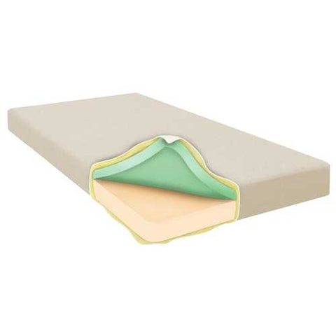 Image of Twin size 6-inch Thick Memory Foam Mattress - Tan