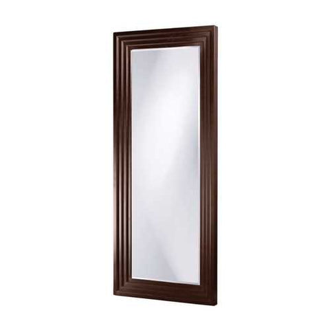 Image of Oversized Full Length Floor Mirror with Espresso Wood Frame