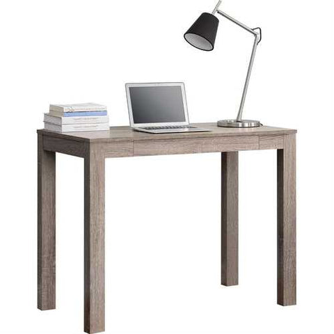 Image of Modern Classic Home Office Laptop Desk in Medium Oak Finish