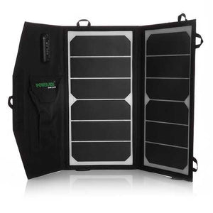 14-Watt Folding Solar Panel Charger for Smartphone iPhone Galaxy and More