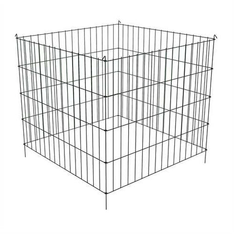 Image of Steel Metal Wire 3-ft Compost Bin in Green - Make your own Garden Soil at Home