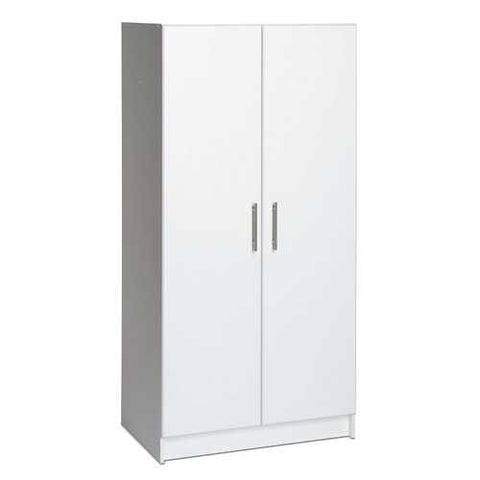 Image of White Storage Cabinet Utility Garage Home Office Kitchen Bedroom