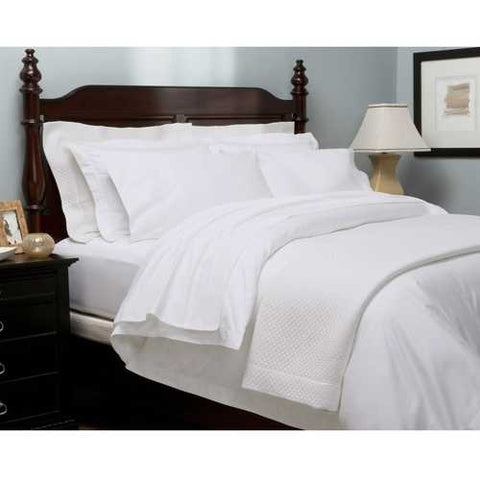 Image of California King 400 TC Cotton Sheet Set in White