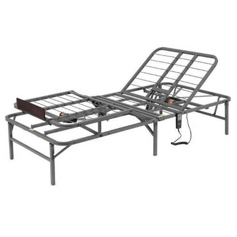 Image of Twin XL Heavy Duty Steel Frame Adjustable Bed Base with Remote