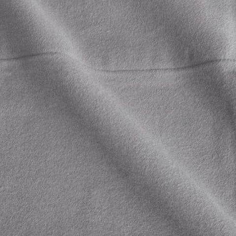 Image of Queen size 100-Percent Cotton Velvet Flannel Sheet Set in Graphite