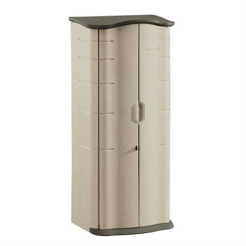 Image of Heavy Duty Vertical Outdoor Cabinet Weather Resistant Storage Shed