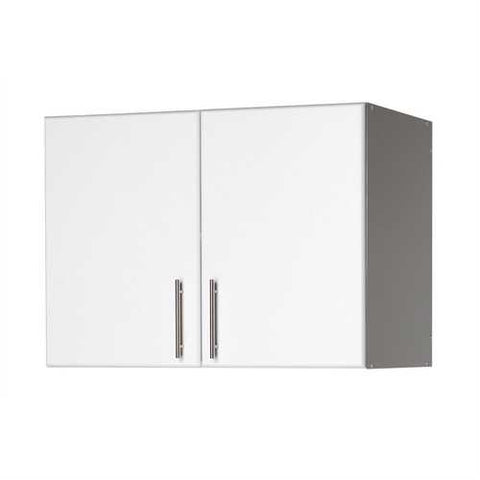 Image of White Wall Cabinet with 2 Doors and Adjustable Shelf