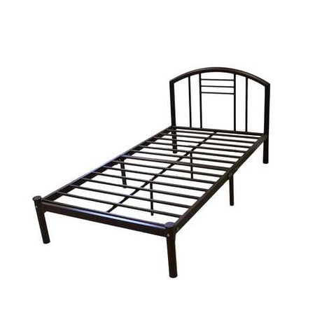 Image of Queen size Metal Platform Bed Frame in Bronze Finish