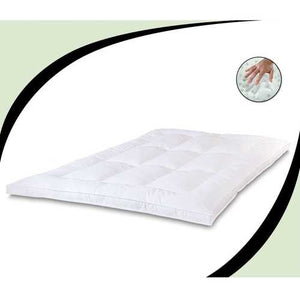 Queen size 2.5-inch Thick Mattress Topper with Memory Foam and Fiber Fill