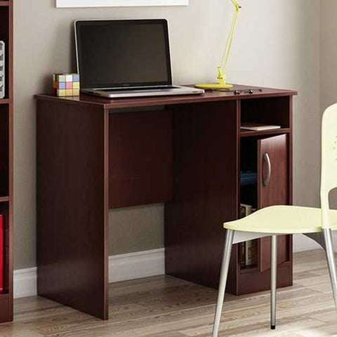 Image of Compact Computer Desk in Royal Cherry Finish