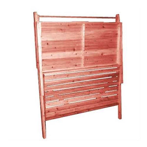 Outdoor Folding Wooden Potting Bench Garden Trellis with Storage Space