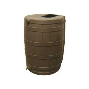 50-Gallon Rain Wizard Rain Barrel in Oak