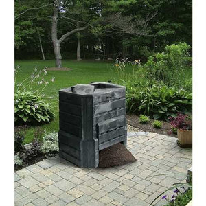 Black Plastic Compost Bin Composter for Home Garden Composting - 94 Gallon