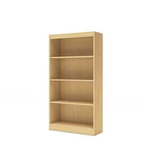 Image of 4-Shelf Bookcase in Natural Maple Finish