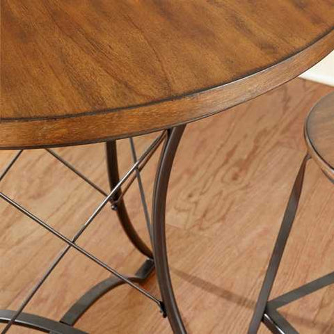 Image of Round 36-inch Counter Height Kitchen Dining Table