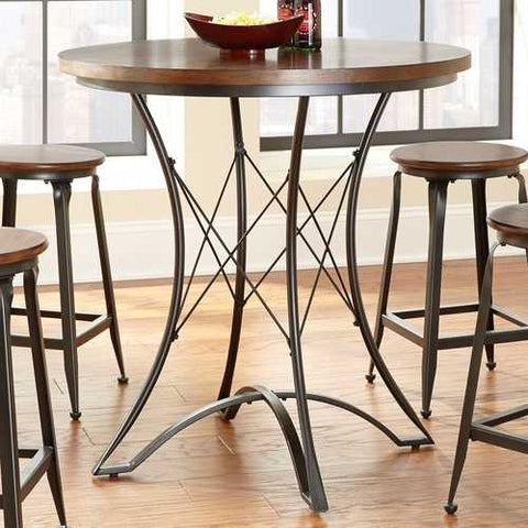 Image of Round 36-inch Counter Height Kitchen Dining Table